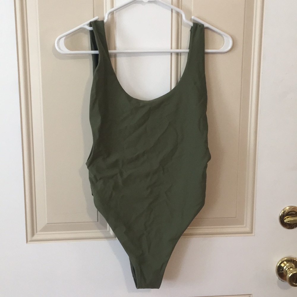 American Eagle aerie super scoop one piece suit